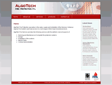 Tablet Screenshot of algotechfire.com.au